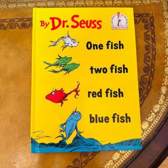 Dr Seuss One Fish Two Fish Red Blue Fish, ABC, The Foot Book Beginner Books NEW - Picture 9 of 11